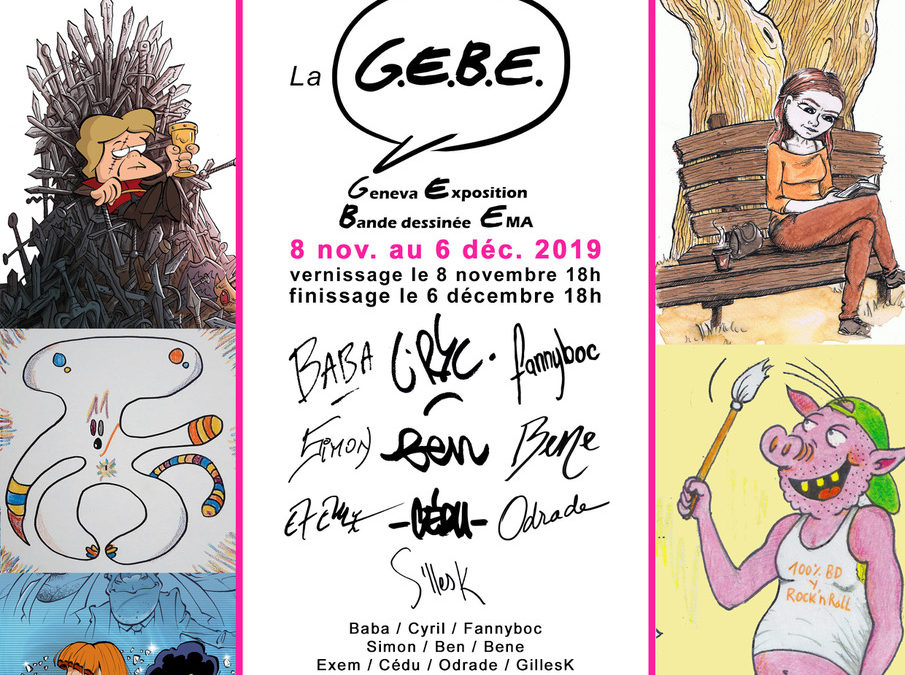 Vernissage G.E.B.E. (10 dessinateurs)